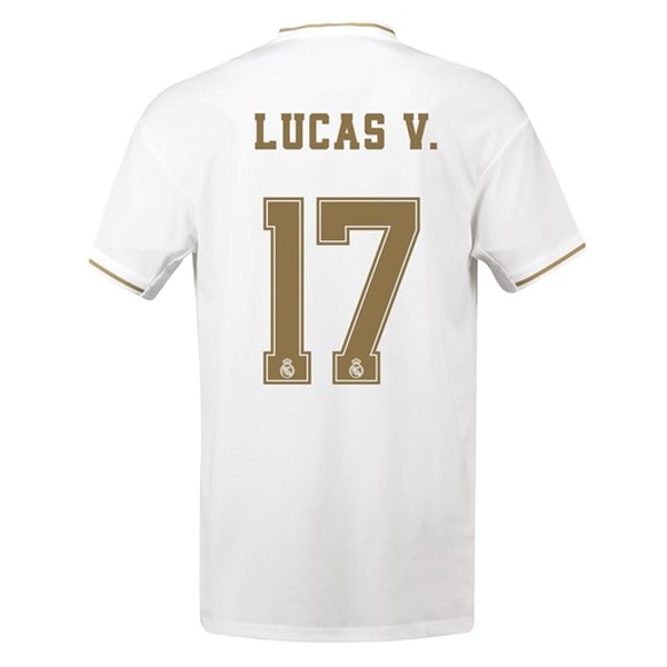 Camiseta Real Madrid NO.17 Lucas V. Primera equipo 2019-20 Blanco